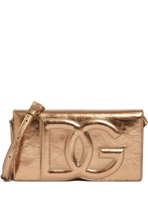 Peněženka Dolce & Gabbana zlatá