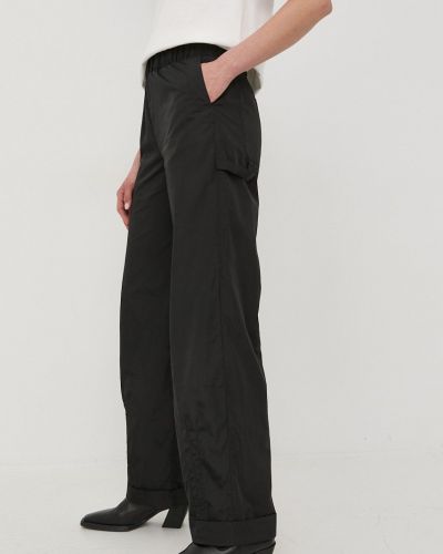 Spodnie z wysoką talią Birgitte Herskind czarne