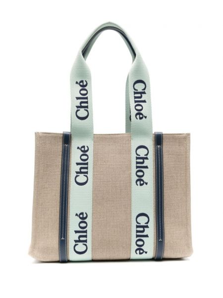 Nákupná taška Chloé béžová