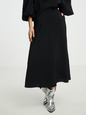 Černé dlouhá sukně Aware By Vero Moda