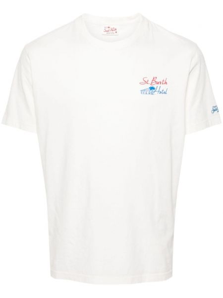 T-shirt Mc2 Saint Barth weiß