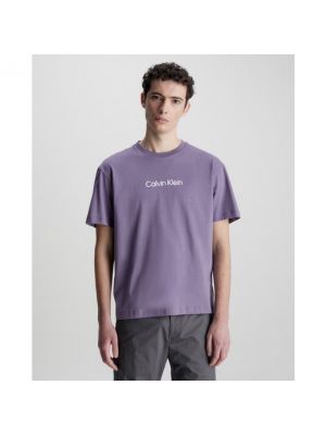 Camiseta manga corta Calvin Klein violeta