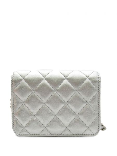 Stern clutch Chanel Pre-owned silber