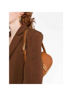 Bolsa de hombro Versace marrón