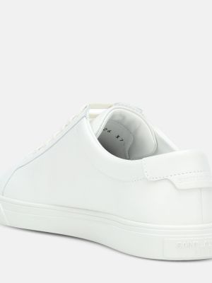 Leder sneaker Saint Laurent weiß