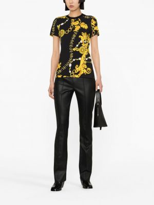 T-shirt à imprimé avec manches courtes Versace Jeans Couture