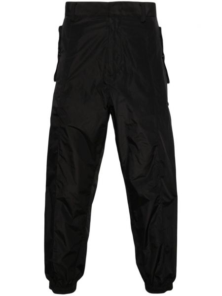 Pantaloni di nylon Emporio Armani nero