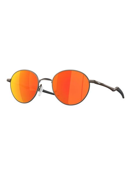 Satynowe okulary przeciwsłoneczne Oakley beżowe