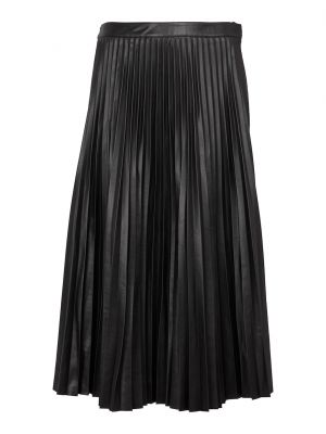 Кожаная юбка из искусственной кожи Proenza Schouler черная