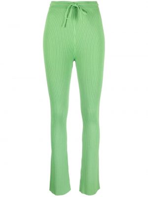 Pantalon en tricot large Nanushka vert