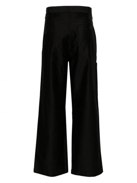 Pantalon droit en coton Danton noir