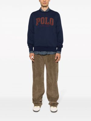 Raštuotas medvilninis džemperis su gobtuvu Polo Ralph Lauren