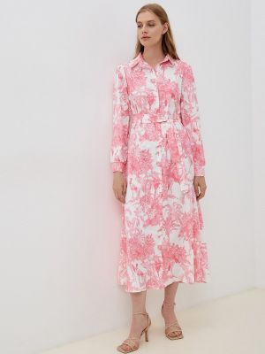 Платье-рубашка Moona Store розовое