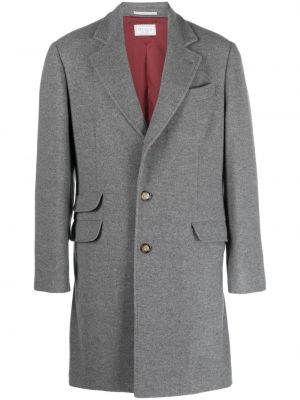Pérový kabát Brunello Cucinelli sivá