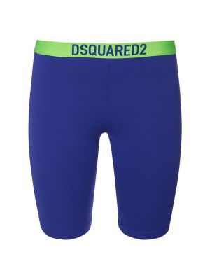 Shorts en jersey Dsquared2 bleu