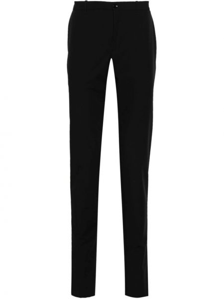 Pantaloni chino slim fit Incotex negru