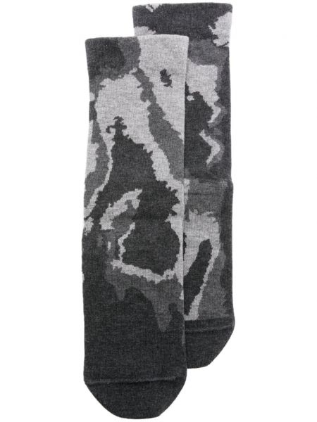 Chaussettes en coton à imprimé camouflage Camperlab