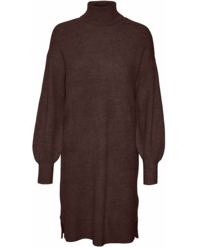 Pletena pletena haljina Vero Moda smeđa