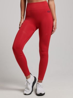 Pantalon de sport Superdry rouge