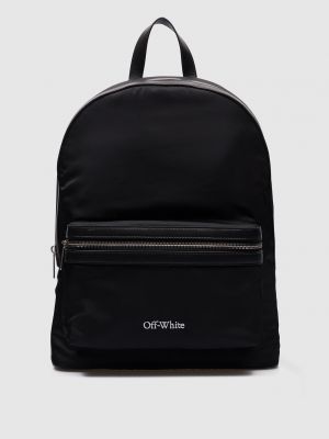 Чорний вишитий рюкзак Off-white