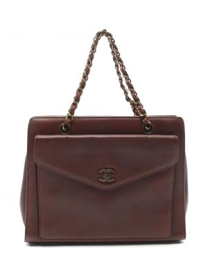 Bőr táska Chanel Pre-owned piros