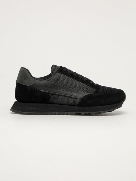 Ниски обувки Armani Exchange черно