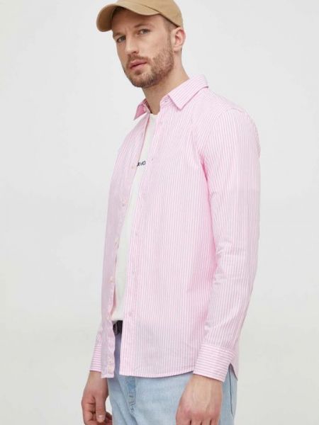 Рубашка United Colors Of Benetton розовая