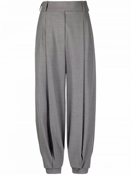 Pantalones de cintura alta Alexandre Vauthier gris
