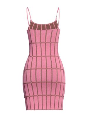 Платье мини Jacquemus розовое