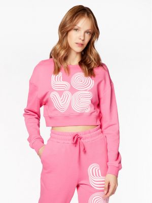 Sweatshirt Love Moschino pink