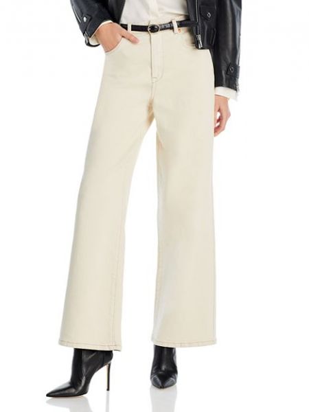 Джинсы с высокой посадкой и широкими штанинами цвета Vanilla Shake BLANKNYC, Tan/Beige