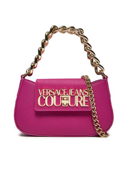 Torba na ramię Versace Jeans Couture różowa