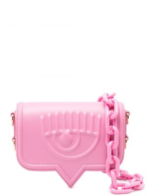 Чанта през рамо Chiara Ferragni розово