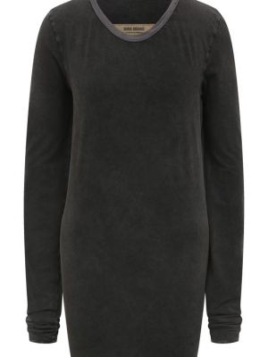 Хлопковый пуловер Uma Wang серый