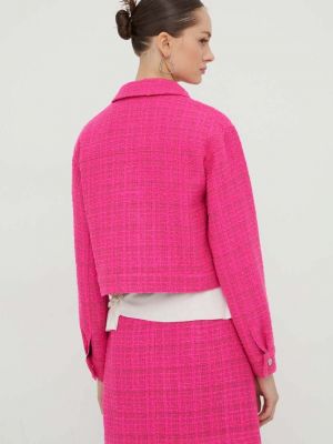 Oversized rövid kabát Hugo rózsaszín