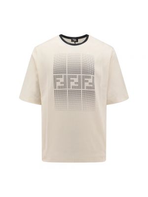 Koszulka Fendi beżowa