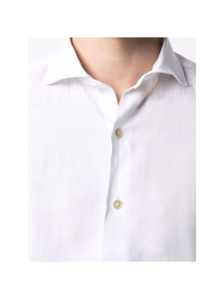 Camisa de lino Finamore blanco