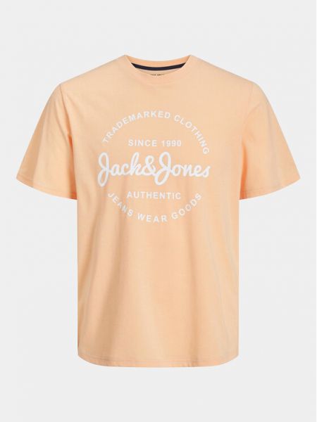 Marškinėliai Jack&jones oranžinė
