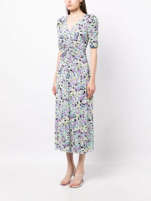 Midi šaty Dvf Diane Von Furstenberg fialové
