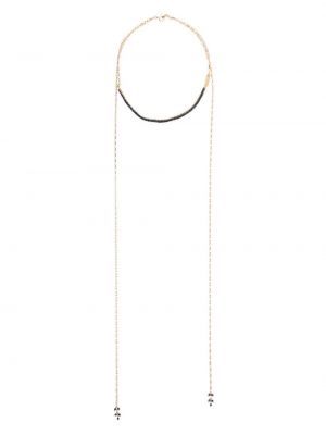 Drapírozott nyaklánc Isabel Marant aranyszínű