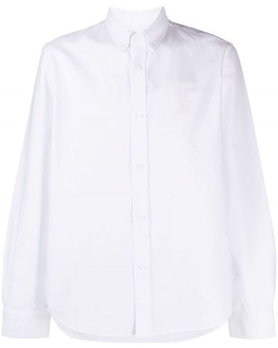 Camisa con bordado con rayas de tigre Kenzo blanco