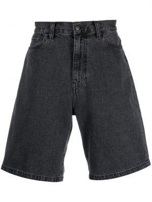 Kratke jeans hlače Carhartt Wip črna
