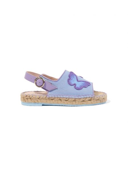 Slingback espadrillot tytöille Sophia Webster Mini violetti