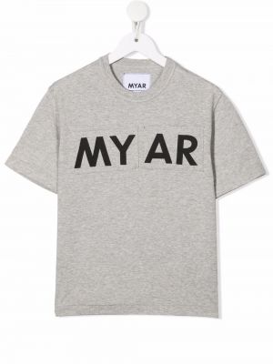 T-shirt for piger Myar Kids grå