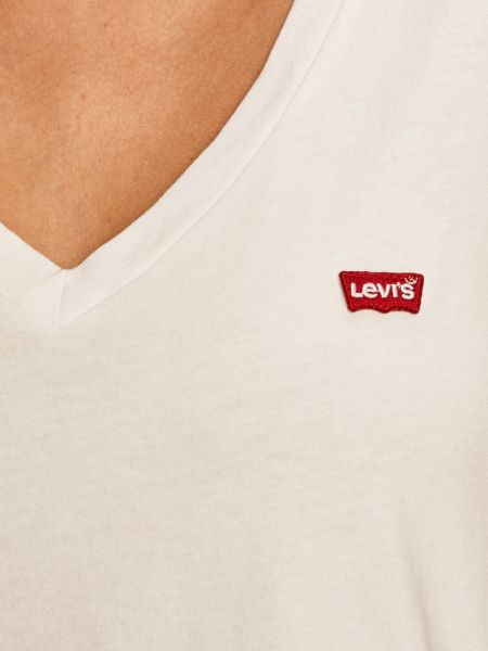Koszulka z dekoltem w serek Levi's biała