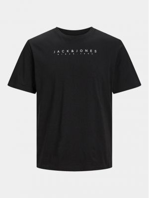 Marškinėliai Jack&jones juoda