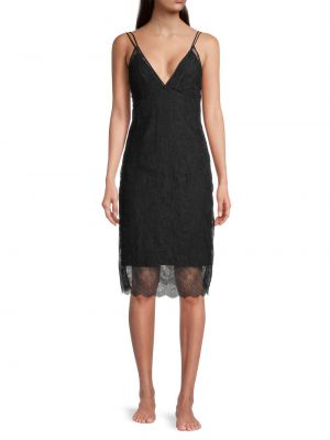 Кружевное платье в бельевом стиле Kiki De Montparnasse черное