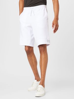 Pantalon de sport Ea7 Emporio Armani blanc