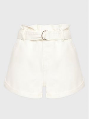 Bílé džínové šortky Glamorous