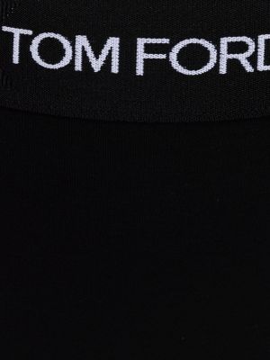 Bokserki z nadrukiem Tom Ford czarne